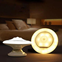 Ufo Rotating Motion Sensor Magnetic Light