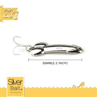 Silver & Gold Spoon Fishing Lures