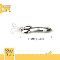 Silver & Gold Spoon Fishing Lures