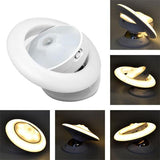 Ufo Rotating Motion Sensor Magnetic Light