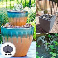 Solar-powered Easy Bird Fountain Kit - Great Addition To Your Garden!